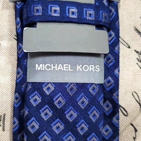 Michael Michael Kors Grid Neat Silk Tie - Picture 3 of 4